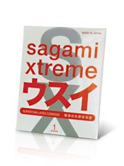 Ультратонкий презерватив Sagami Xtreme SUPERTHIN - 1 шт. - Sagami - купить с доставкой в Архангельске