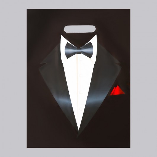 Пакет «Смокинг» полиэтиленовый с вырубной ручкой (30х40 см) - UPAK LAND - купить с доставкой в Архангельске