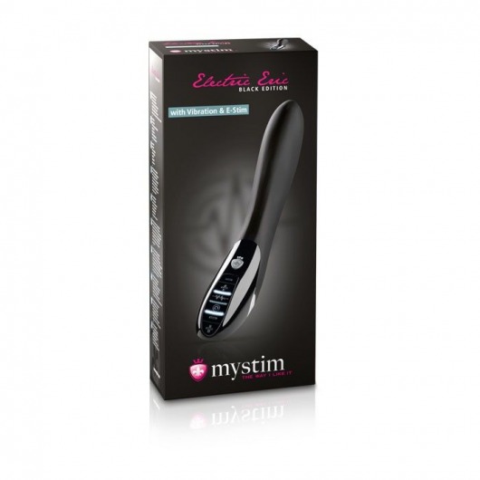 Черный вибратор с миостимуляцией Mystim Electric Eric Black Edition - 27 см. - MyStim - купить с доставкой в Архангельске