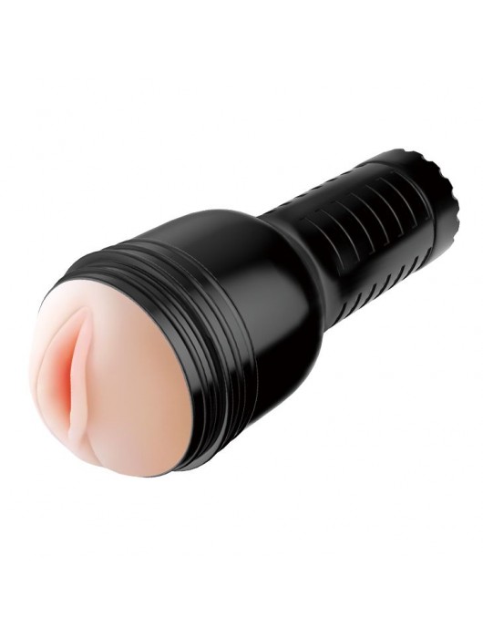 Мастурбатор-вагина с 4 уровнями вибрации и выносным пультом - Baile - в Архангельске купить с доставкой