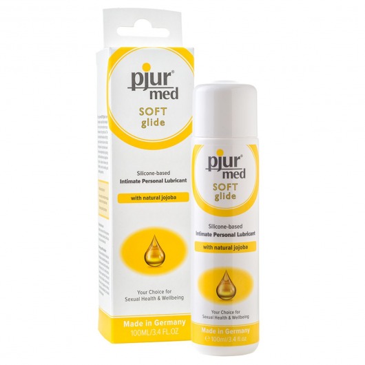Силиконовый лубрикант с жожоба pjur MED Soft glide - 100 мл. - Pjur - купить с доставкой в Архангельске