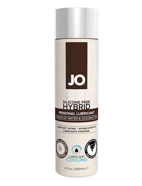 Водно-масляный лубрикант с охлаждающим эффектом JO Silicon free Hybrid Lubricant COOLING - 120 мл. - System JO - купить с доставкой в Архангельске