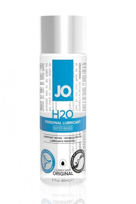 Нейтральный лубрикант на водной основе JO Personal Lubricant H2O - 60 мл. - System JO - купить с доставкой в Архангельске