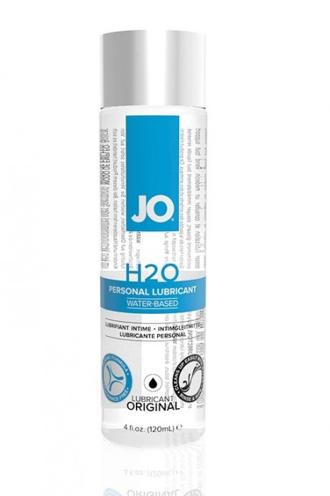 Нейтральный лубрикант на водной основе JO Personal Lubricant H2O - 120 мл. - System JO - купить с доставкой в Архангельске