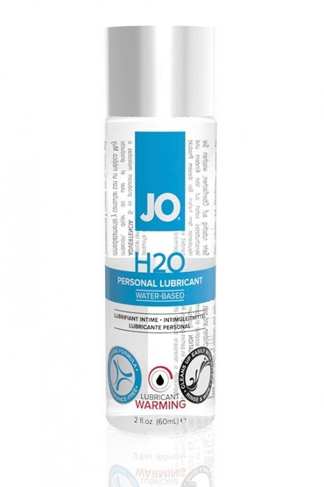 Возбуждающий лубрикант на водной основе JO Personal Lubricant H2O Warming - 60 мл. - System JO - купить с доставкой в Архангельске