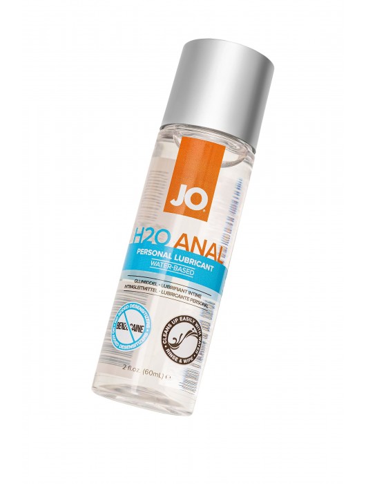 Анальный лубрикант на водной основе JO Anal H2O - 60 мл. - System JO - купить с доставкой в Архангельске