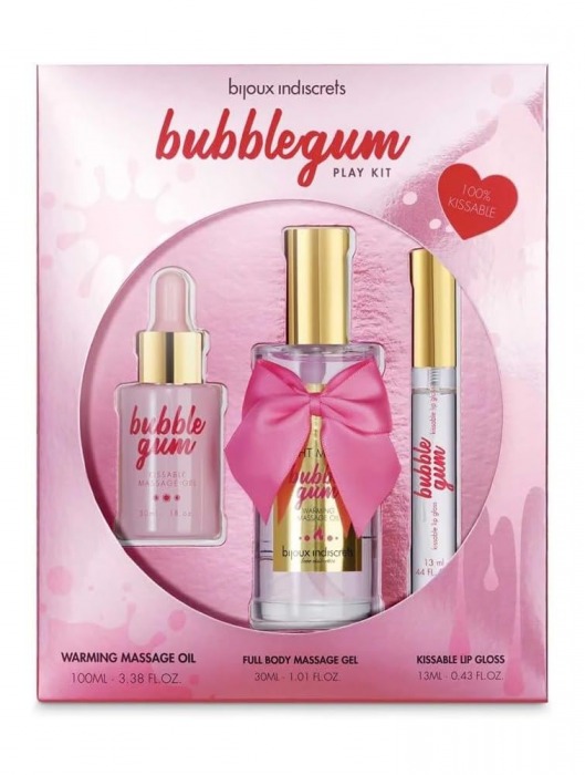 Набор средств для массажа и ласк Bubblegum Play Kit - Bijoux Indiscrets - купить с доставкой в Архангельске