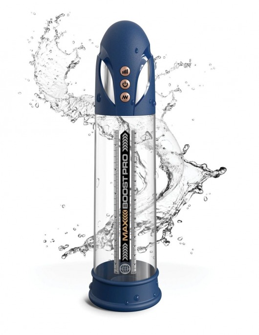 Синяя вакуумная автоматическая помпа Max Boost Pro Flow - Pipedream - в Архангельске купить с доставкой