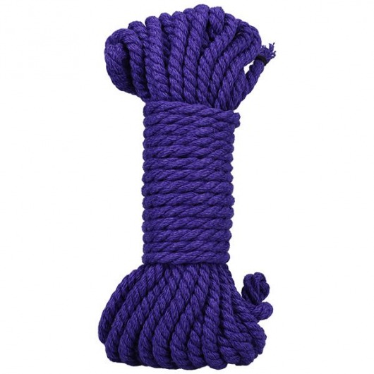 Фиолетовая верёвка для связывания и фиксации Bind Tie - 9,14 м. - Doc Johnson - купить с доставкой в Архангельске