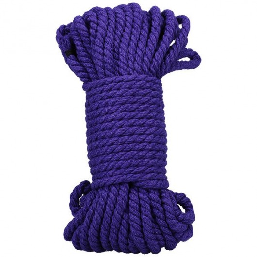 Фиолетовая верёвка для связывания и фиксации Bind Tie - 15,24 м. - Doc Johnson - купить с доставкой в Архангельске