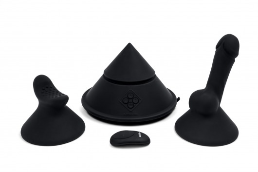 Конусный вибромассажер Cowgirl Cone с 2 насадками - CowGirl - купить с доставкой в Архангельске