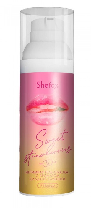 Интимная гель-смазка Shefox Premium «Сладкая клубника» - 50 мл. - Shefox - купить с доставкой в Архангельске