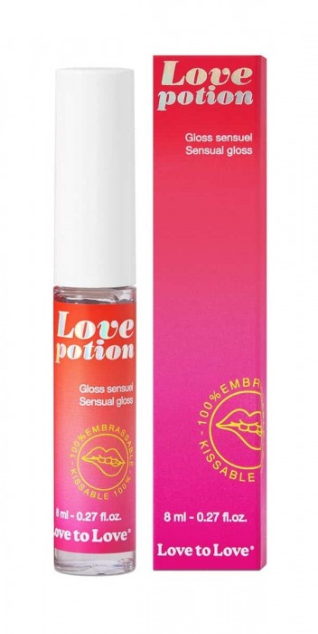 Возбуждающий блеск для губ Love Potion - 8 мл. - Love to Love - купить с доставкой в Архангельске