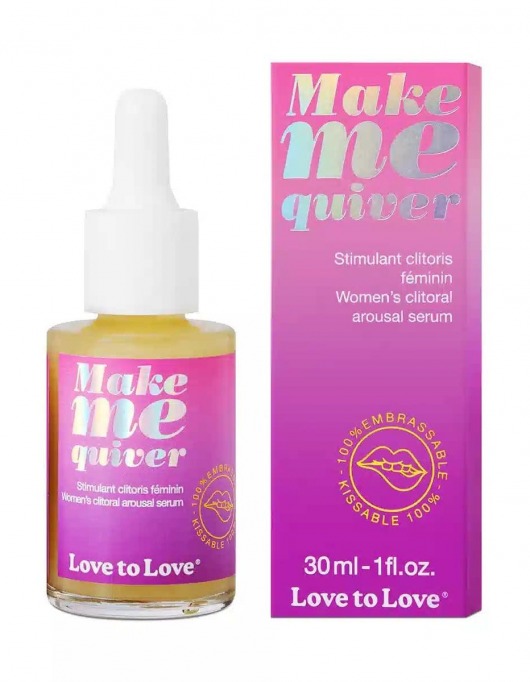 Возбуждающие капли для клитора Make Me Quiver - 30 мл. - Love to Love - купить с доставкой в Архангельске
