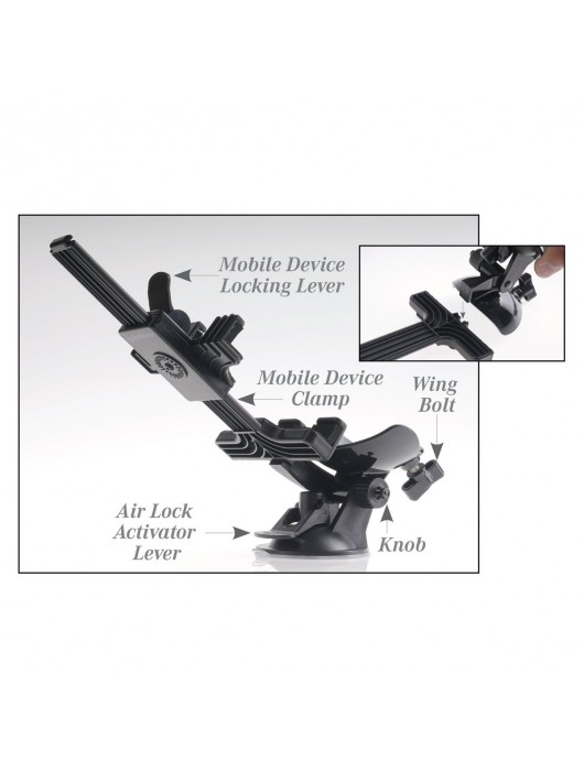 Перезаряжаемый мастурбатор-вагина с держателем для мобильных устройств Extreme Toyz Me - Pipedream - в Архангельске купить с доставкой