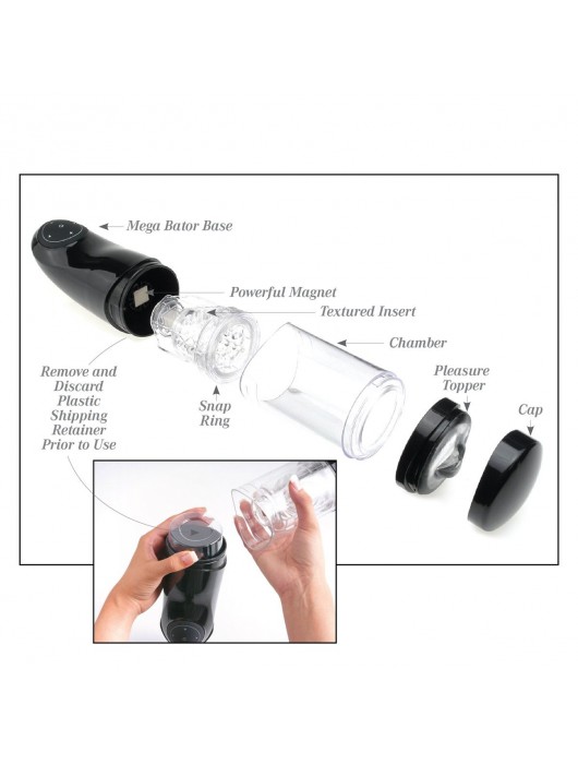 Перезаряжаемый мастурбатор-вагина с держателем для мобильных устройств Extreme Toyz Me - Pipedream - в Архангельске купить с доставкой