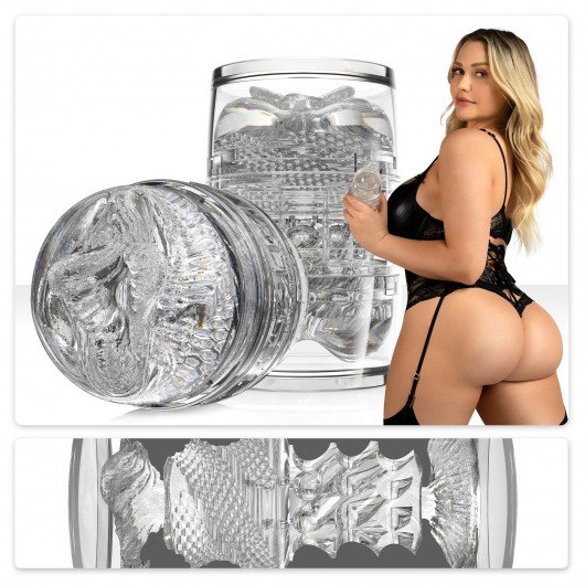 Прозрачный двусторонний мастурбатор Fleshlight Quickshot Mia Malkova - Fleshlight - в Архангельске купить с доставкой