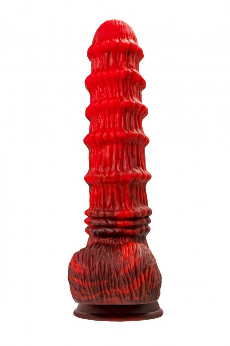 Силиконовый вибратор Monster Tops - 27 см. - ToyFa