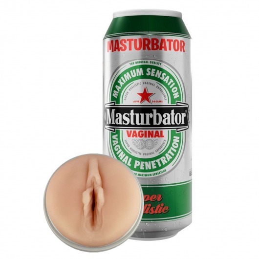 Мастурбатор-вагина Heineken Vagina II - Adrien Lastic - в Архангельске купить с доставкой