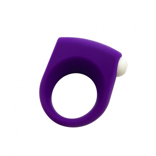 Фиолетовое эрекционное кольцо Puggle Vibrating Ring with Bullet - Adrien Lastic - в Архангельске купить с доставкой