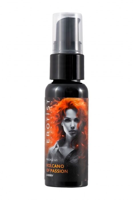 Гель с эффектом вибрации Volcano Of Passion со вкусом вишни - 25 мл. - Erotist Lubricants - купить с доставкой в Архангельске