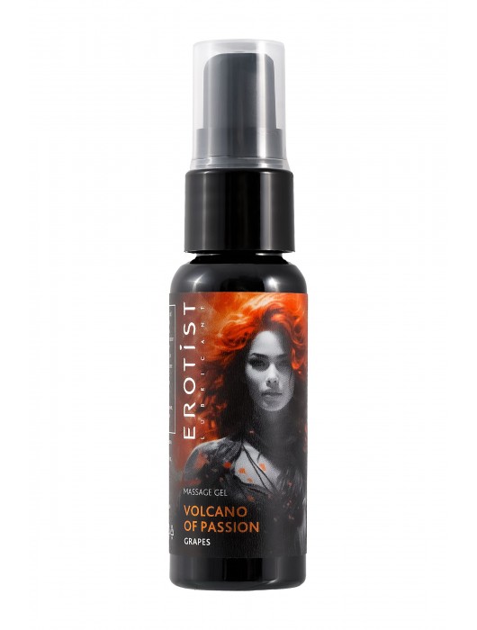 Гель с эффектом вибрации Volcano Of Passion со вкусом винограда - 25 мл. - Erotist Lubricants - купить с доставкой в Архангельске