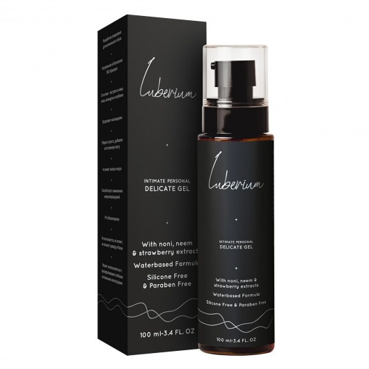 Интимный гель с экстрактами нони, нима и клубники Luberium Delicate Waterbased - 100 мл. - Luberium - купить с доставкой в Архангельске