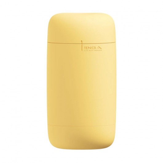 Желтый мастурбатор Tenga Puffy - Tenga - в Архангельске купить с доставкой