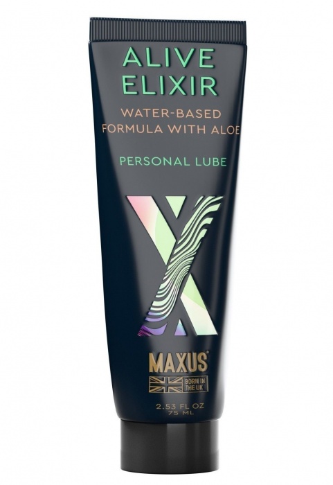 Интимный гель на водной основе MAXUS Alive Elixir - 75 мл. - Maxus - купить с доставкой в Архангельске