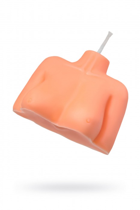 Оранжевая сувенирная свеча «Женский силуэт» - Pecado - купить с доставкой в Архангельске