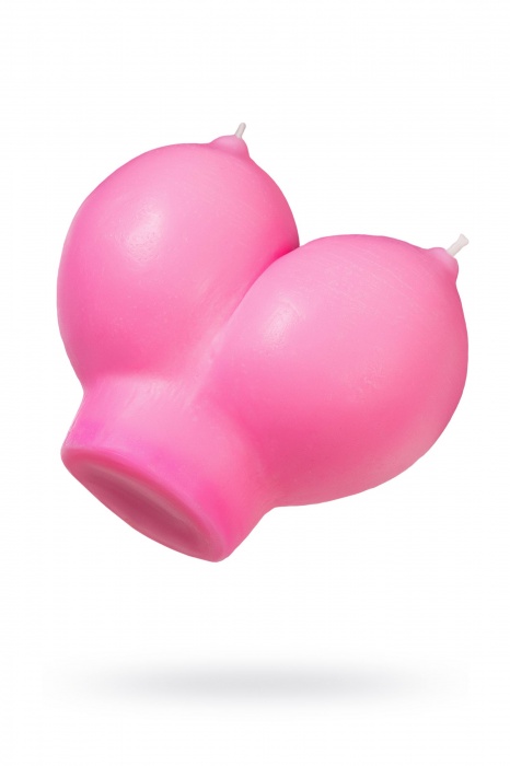 Розовая свеча «Сиськи» - 150 гр. - Pecado - купить с доставкой в Архангельске