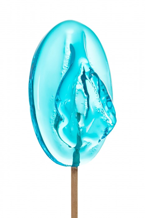 Леденец в форме вагины со вкусом блю кюрасао - 50 гр. - Sosuчki - купить с доставкой в Архангельске