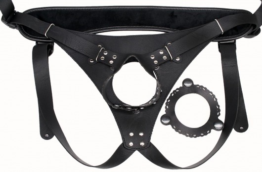 Пояс Hard Brutal для больших насадок - LOVETOY (А-Полимер) - купить с доставкой в Архангельске