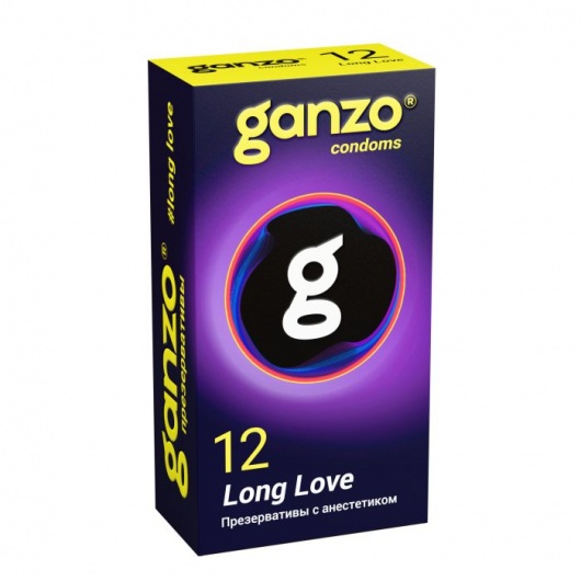 Презервативы с анестетиком для продления удовольствия Ganzo Long Love - 12 шт. - Ganzo - купить с доставкой в Архангельске