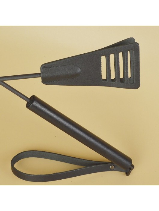 Черный кожаный стек «Сириус» - 60 см. - Sitabella - купить с доставкой в Архангельске