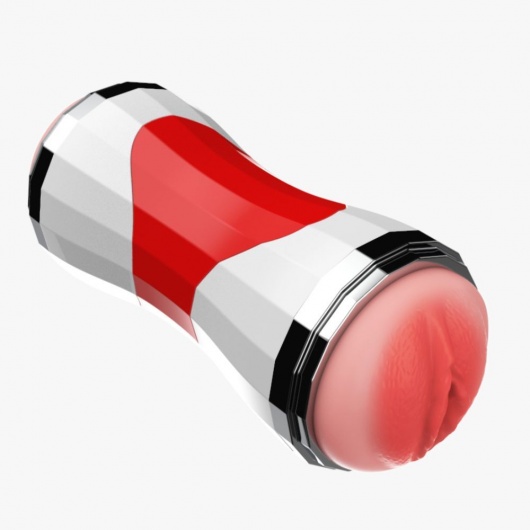 Двусторонний мастурбатор в колбе Power Grip Cup - вагина и ротик - Boys of Toys - в Архангельске купить с доставкой