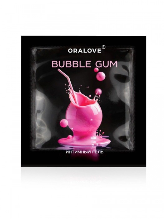 Саше съедобной оральной смазки OraLove с ароматом бабл-гам - 3 гр. - Биоритм - купить с доставкой в Архангельске