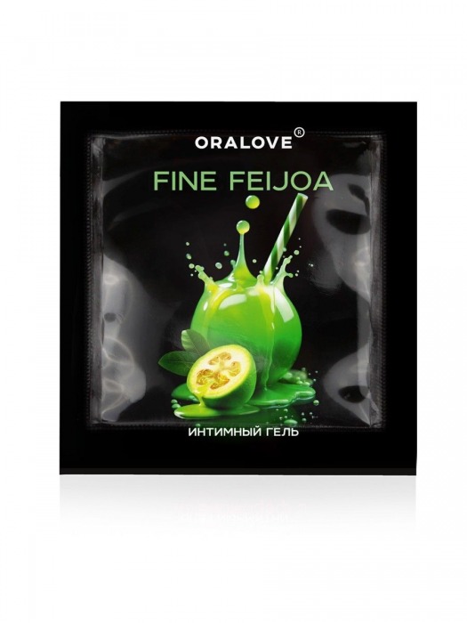 Саше съедобной оральной смазки OraLove с ароматом фейхоа - 3 гр. - Биоритм - купить с доставкой в Архангельске