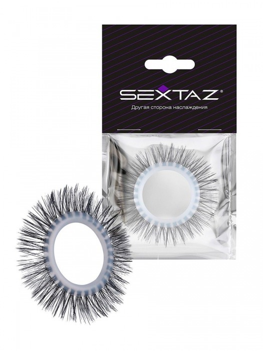 Круглое эрекционное кольцо с длинными «ресничками» - Sextaz - в Архангельске купить с доставкой