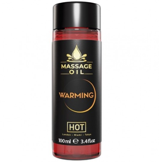 Массажное масло с согревающим эффектом Massage Oil Warming - 100 мл. - HOT - купить с доставкой в Архангельске