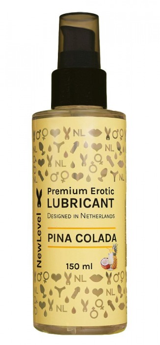 Ароматизированный лубрикант на водной основе NewLevel Pina Colada - 150 мл. - NewLevel - купить с доставкой в Архангельске