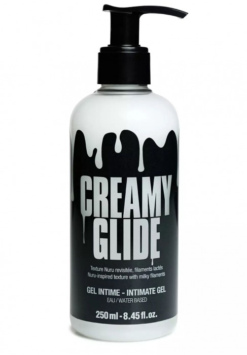 Лубрикант на водной основе Creamy Glide с консистенцией спермы - 250 мл. - Strap-on-me - купить с доставкой в Архангельске