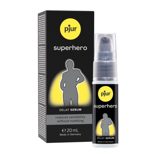 Пролонгатор-сыворотка pjur Superhero Delay Serum - 20 мл. - Pjur - купить с доставкой в Архангельске