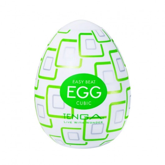 Мастурбатор-яйцо Tenga Egg Cubic - Tenga - в Архангельске купить с доставкой