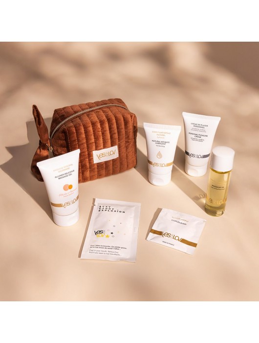 Набор YESforLOV La Trousse Enchantée в коричневой косметичке - YESforLOV - купить с доставкой в Архангельске