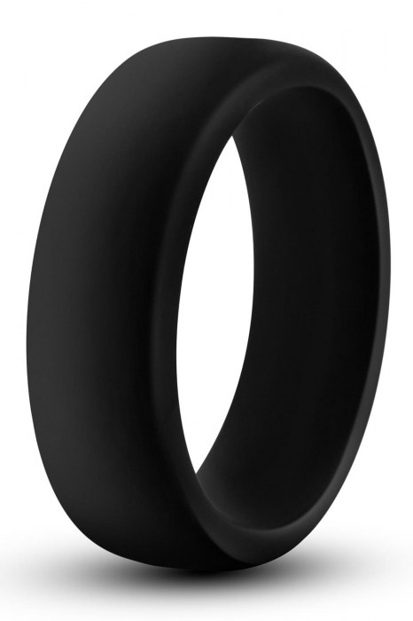 Черное эрекционное кольцо Silicone Go Pro Cock Ring - Blush Novelties - в Архангельске купить с доставкой