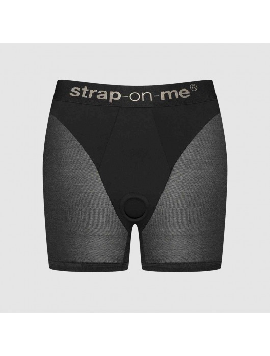 Трусики-шорты для фиксации насадок Strap-on-me Harness Lingerie Halo - size S - Strap-on-me - купить с доставкой в Архангельске