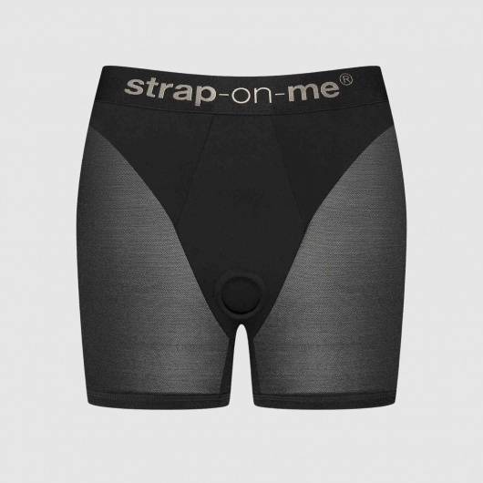 Трусики-шорты для фиксации насадок Strap-on-me Harness Lingerie Halo - size XL - Strap-on-me - купить с доставкой в Архангельске