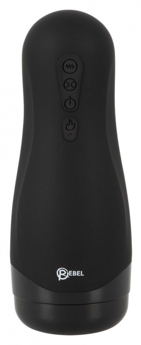 Черный вибромастурбатор с подогревом Masturbator with 3 Functions - Orion - в Архангельске купить с доставкой