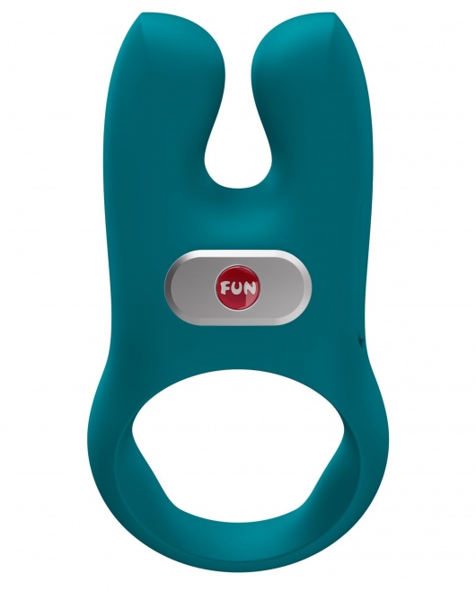 Зеленое эрекционное виброкольцо Nos - Fun Factory - в Архангельске купить с доставкой